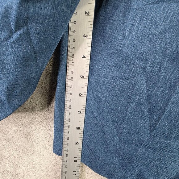 Mens Swiss Tech Blue Golf Shorts Quick Dry 100% Polyester 10" Inseam Size 44 - Picture 8 of 10